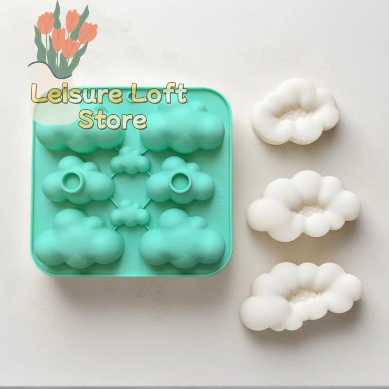 

Силиконовая форма Cloud с 8 полостями — антипригарное покрытие для изготовления шоколада, конфет, свечей и мыла, легко снимается и можно мыть в посудомоечной машине