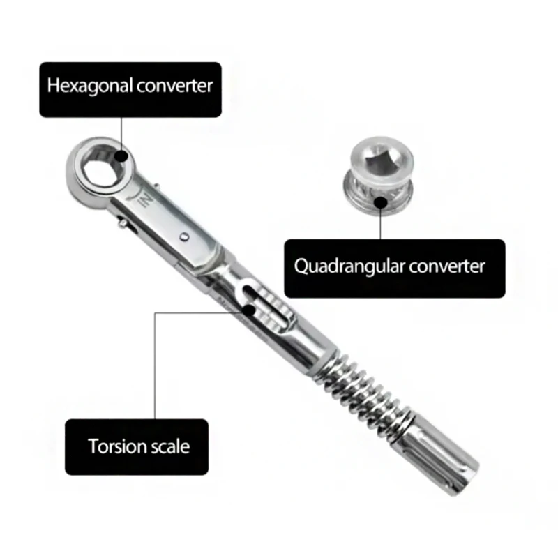 

1 шт. зуботехнический динамометрический ключ-трещотка из нержавеющей стали, универсальный набор для протезирования, стоматологический инструмент