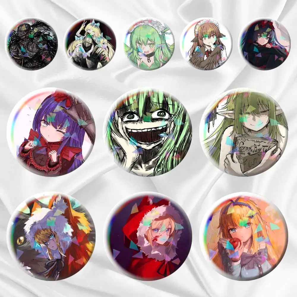 

Black Souls G-Game 75mm 44mm 25mm Accessories Toys Badge Brooch Backpack Hat Pins