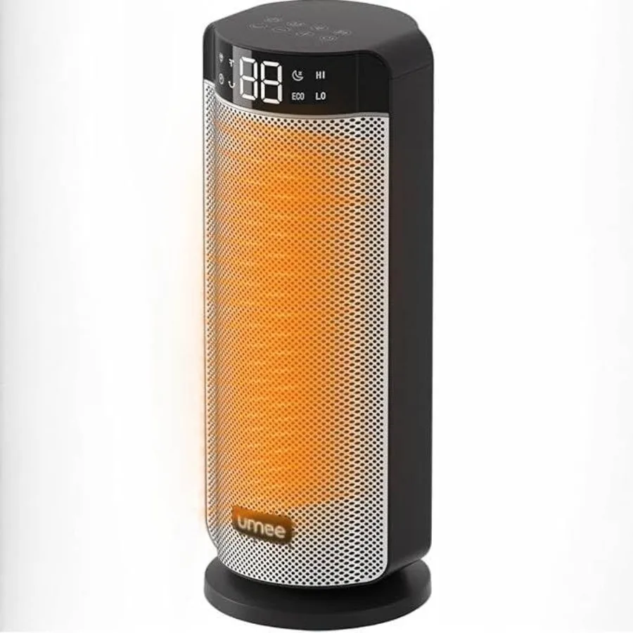 

Space Heaters for Indoor Use Large Room 70 ° Oscillation Fast Heating Ceramic Electric with Digital Thermostat Remote Control 1