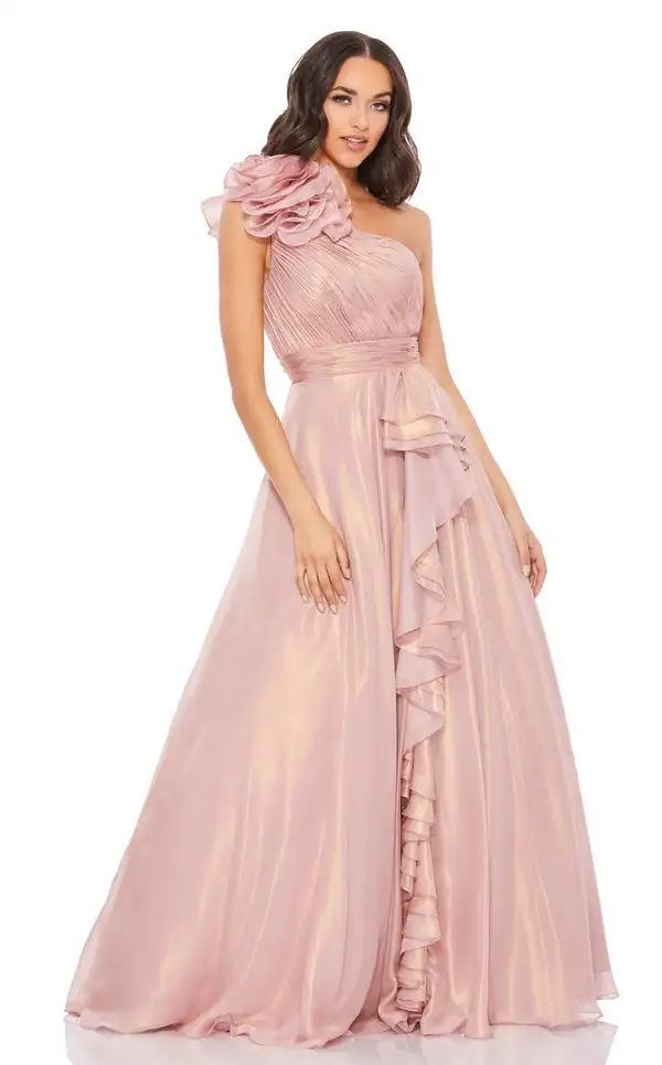 

Формальные платья трапециевидной формы на одно плечо с рюшами и цветочным поясом по индивидуальному заказу, платья для особых случаев на заказ, изысканное модное сочетание