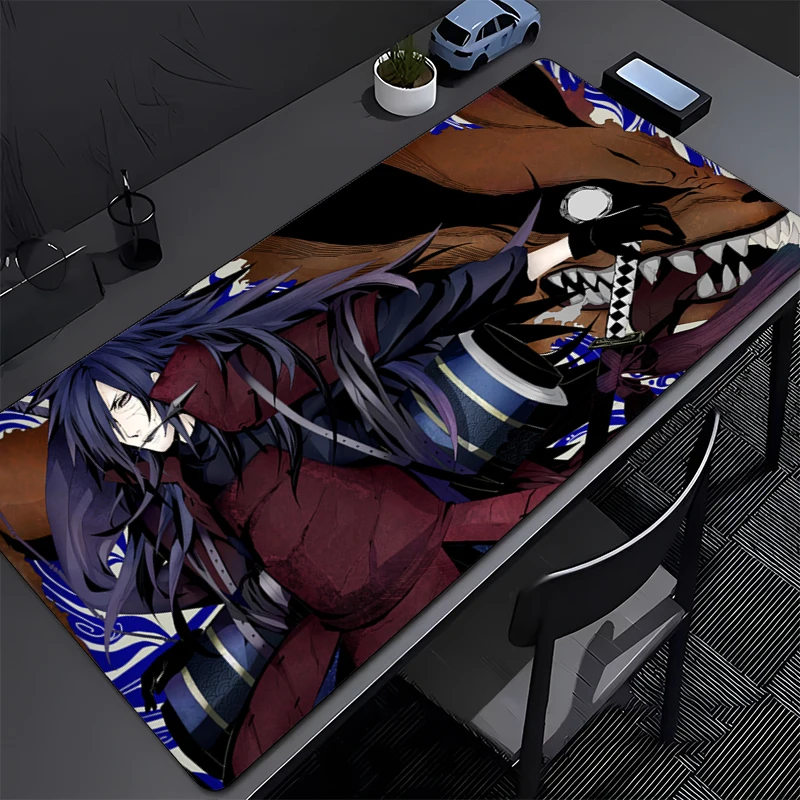 

NARUTO Uchiha Madara Mouse pad Large e-sports game player mouse pad laptop keyboard pad non-slip mat coaster PC carpet Mousepad