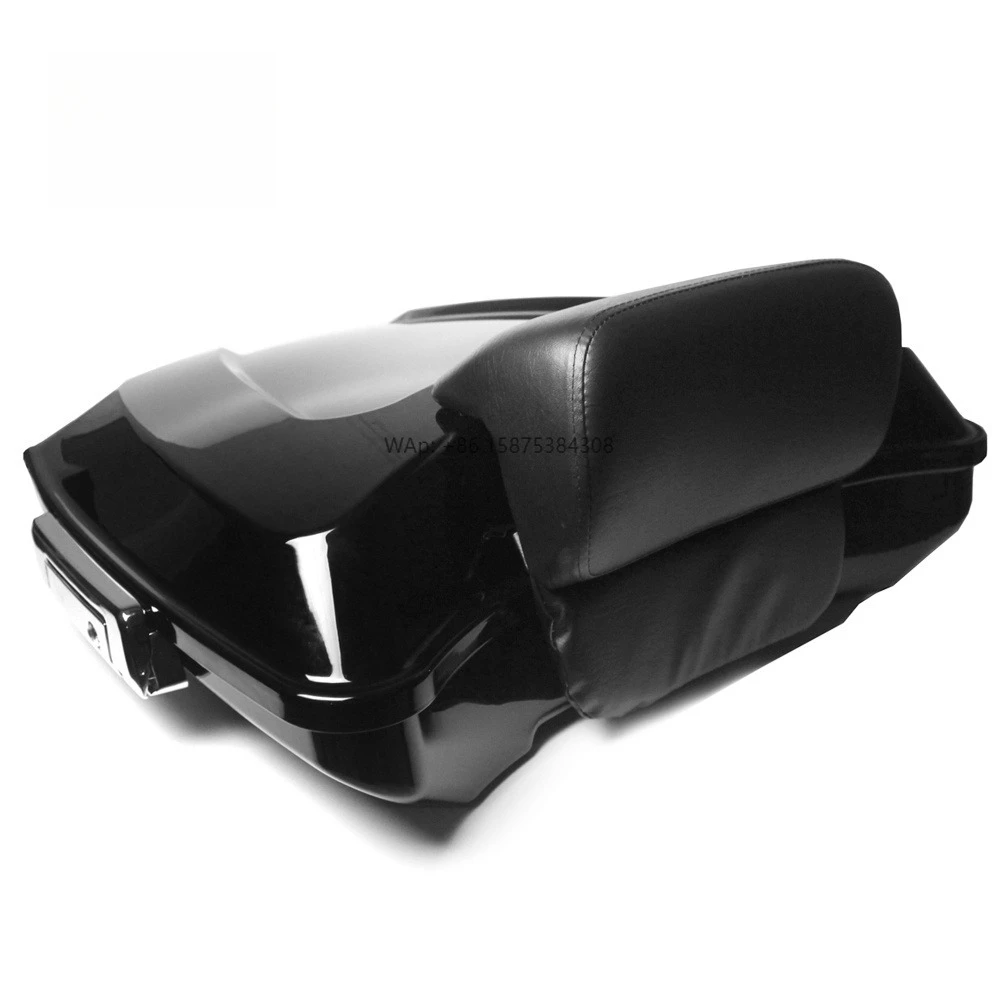 

Slim Style Top Case Plastic Motorcycles Chopped Pack Trunk Box Rear for Touring