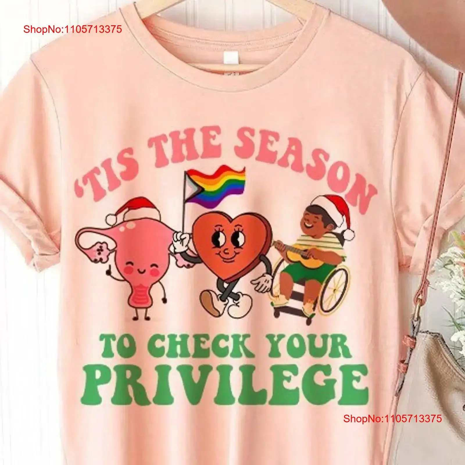 Tis the season to check your privilege shirt feminist christmas anti ableism disability pride lgbtq xmas pro choice vintage