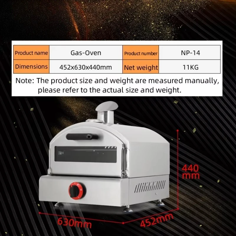 Outdoor Gas Pizza Oven Toaster Bakery Oven Machine