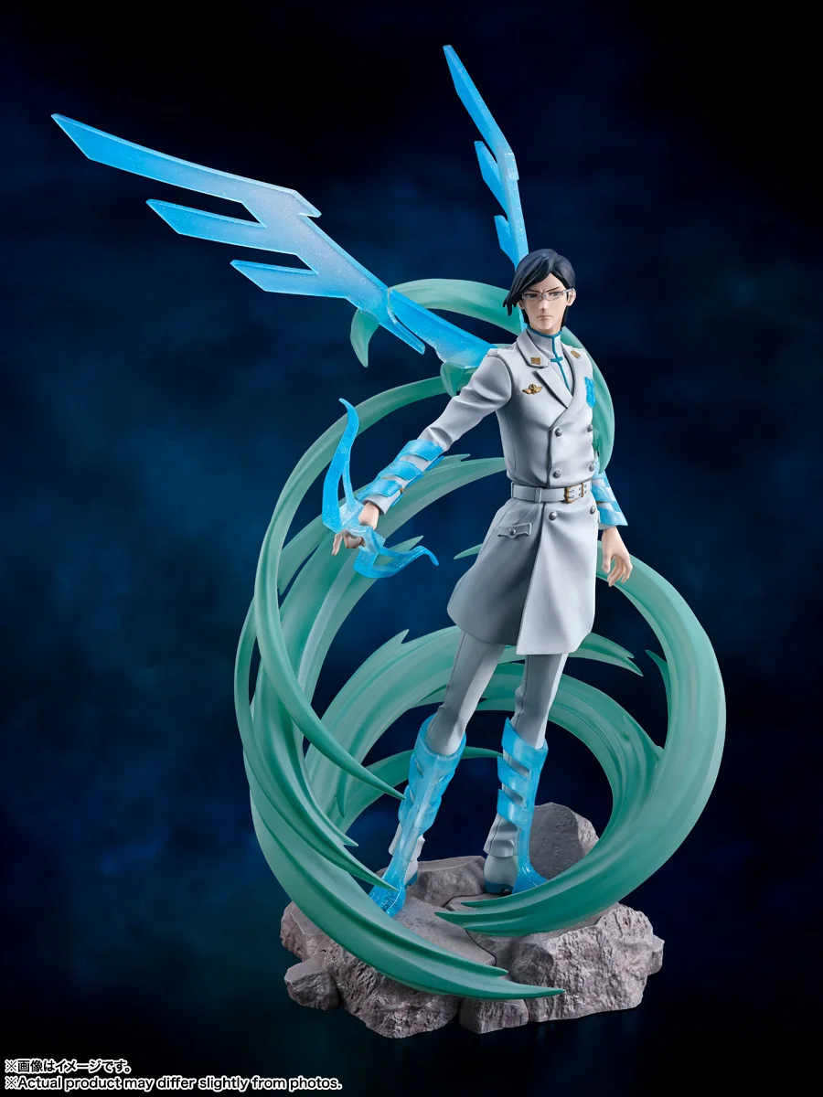 En Stock, modelo Original genuino BANDAI FiguartsZERO Bleach Uryu Ishida, figura de acción de la guerra de sangre de mil años, figura de juguete de Anime