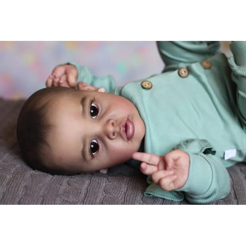 ตุ๊กตา NPK ขนาด 22 นิ้ว ผิว 3 มิติ พร้อมเส้นเลือดที่มองเห็นได้ งานแฮนด์เมดคุณภาพสูง ตุ๊กตา Reborn รุ่นเบนจามิน ตัวนุ่มเหมือนจริง ของสะสมศิลปะ ของขวัญสำหรับเด็ก