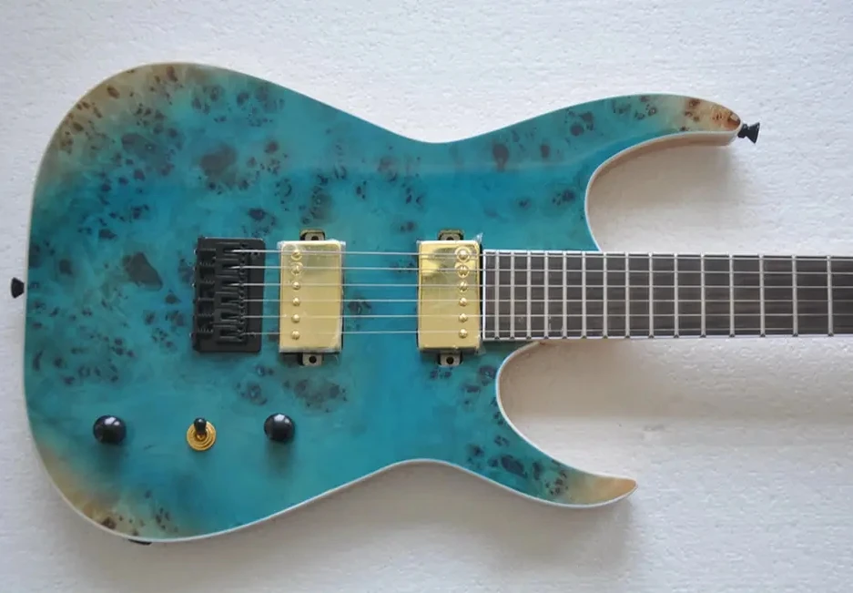 Guitarra eléctrica personalizada de 6 cuerdas con encuadernación corporal, diapasón de palisandro, oferta personalizada