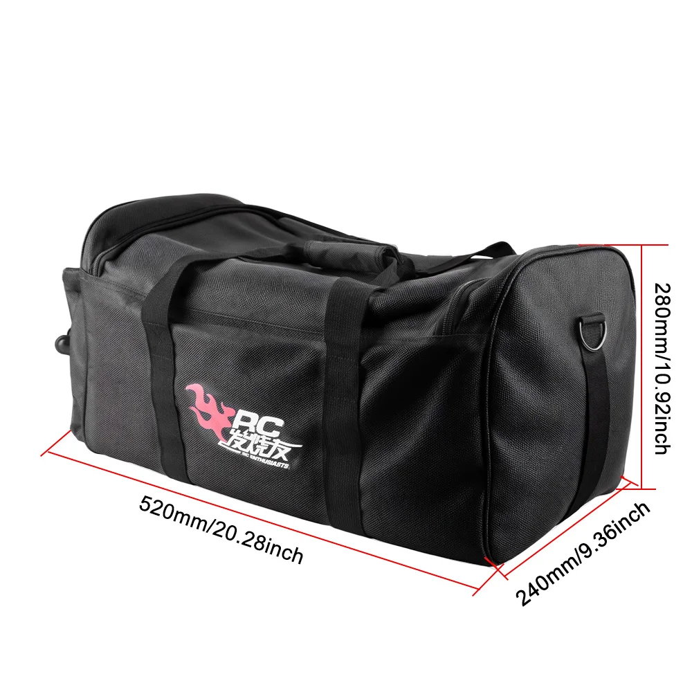 GLOBACT-bolsa protectora para coche teledirigido, tela Oxford impermeable para Axial SCX10 D90 TF2 MST Tamiya CC01 HSP 94123 1/10 coche trepador de control remoto