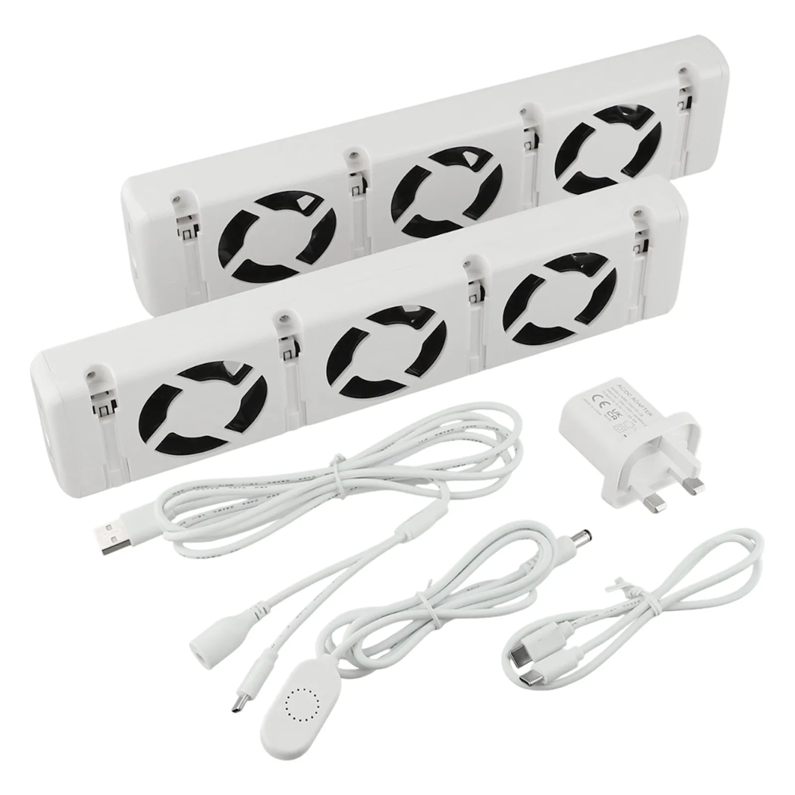 Fireplace Heating 300*69*30mm Fireplace Fan Smart Cooling Fan Quiet Drive Temperature Sensor ROHS Certification