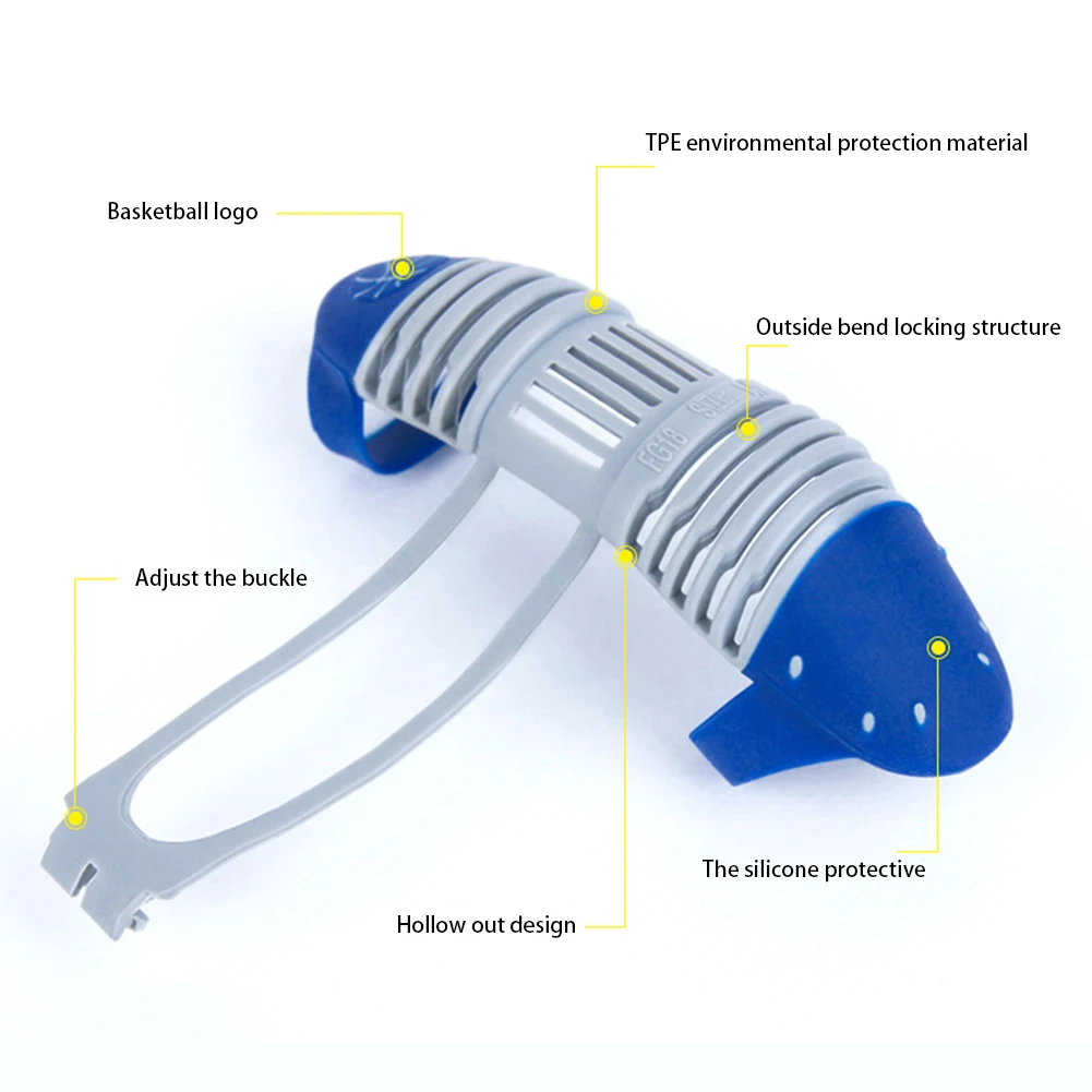 1 Buah Pelindung Jari Basket Pelindung Latihan Penopang Arthritis Alat Bantu Olahraga Peralatan Latihan Pelindung Jari Lateks Olahraga
