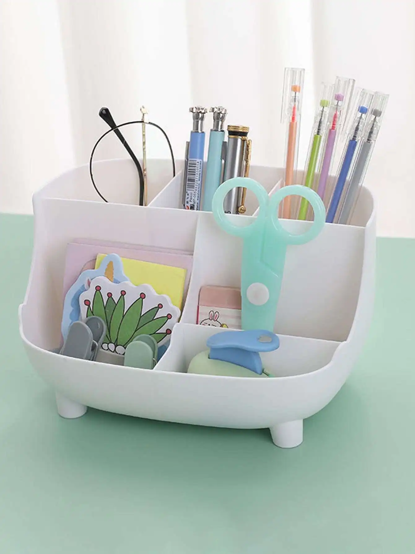 1 PC Creative Large Capacity  box Multi-functional Simple Modern Pen Holder Pencil Box Office Desktop