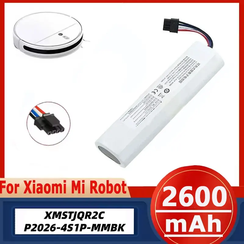 

Сменная батарея P2026-4S1P-MMBK для Xiaomi 2C XMSTJQR2C Trover RLS3, литий-ионный аккумулятор 14.4В 3500мАч для робота-пылесоса