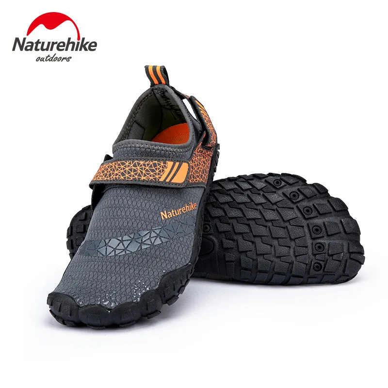 

Naturehike Non-slip Wading Upstream Beach Shoes Thickened Rubber Sole Anti-skid Wear-resistant Bottom Drain Hole Design Shoe