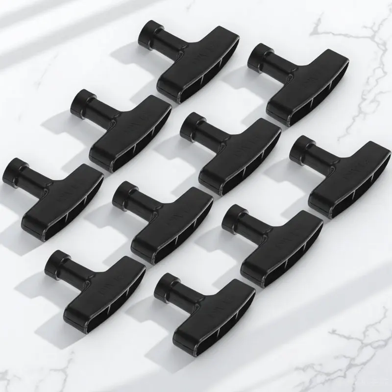 10Pcs Engine Starter Handle Pull Start Handle Replacement for Small Engines Lawnmower Generator Chainsaw Sprayer Water