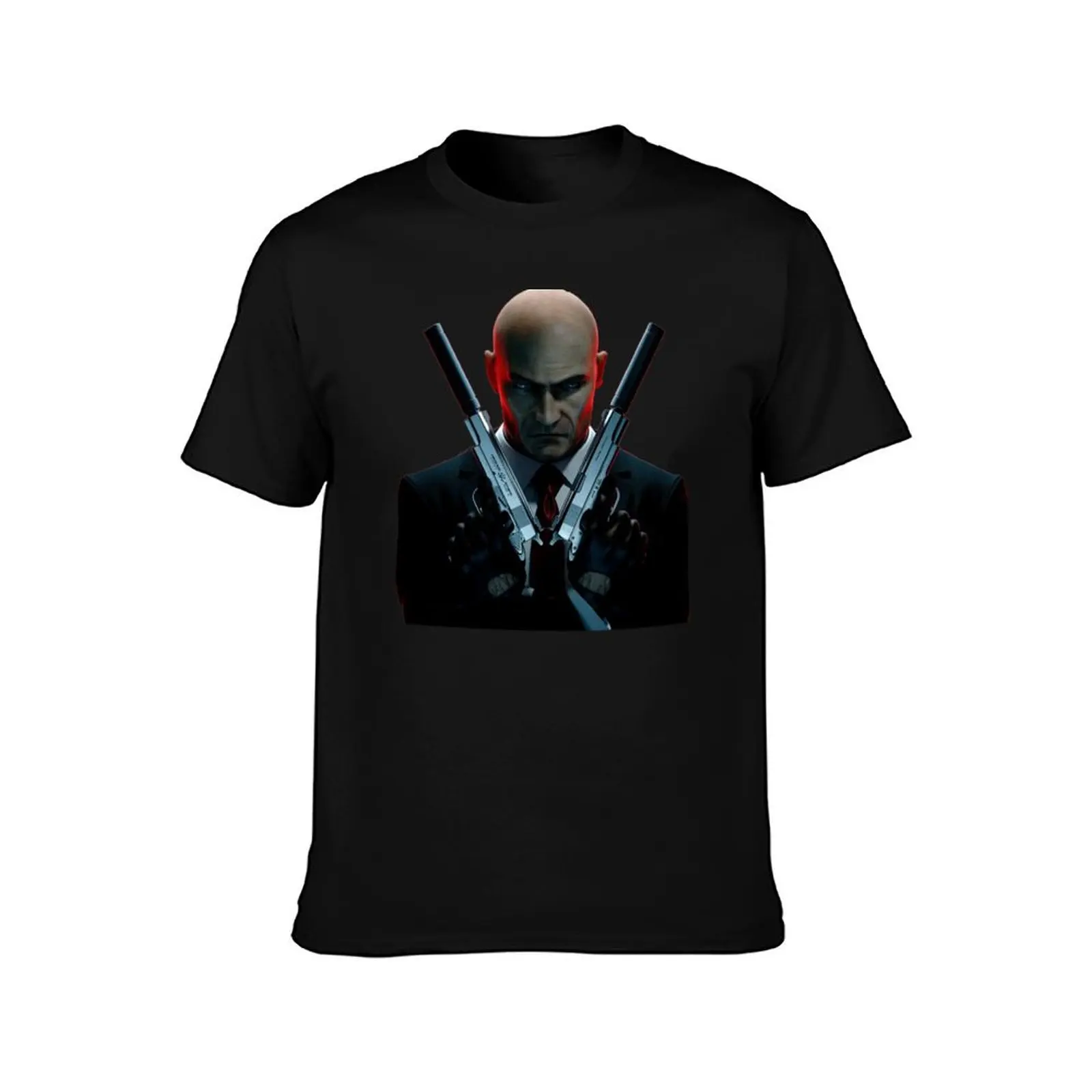 47 Agent Hitman T-Shirt customizeds basketball graphic tees vintage anime shirt boys whites t shirts for men pack