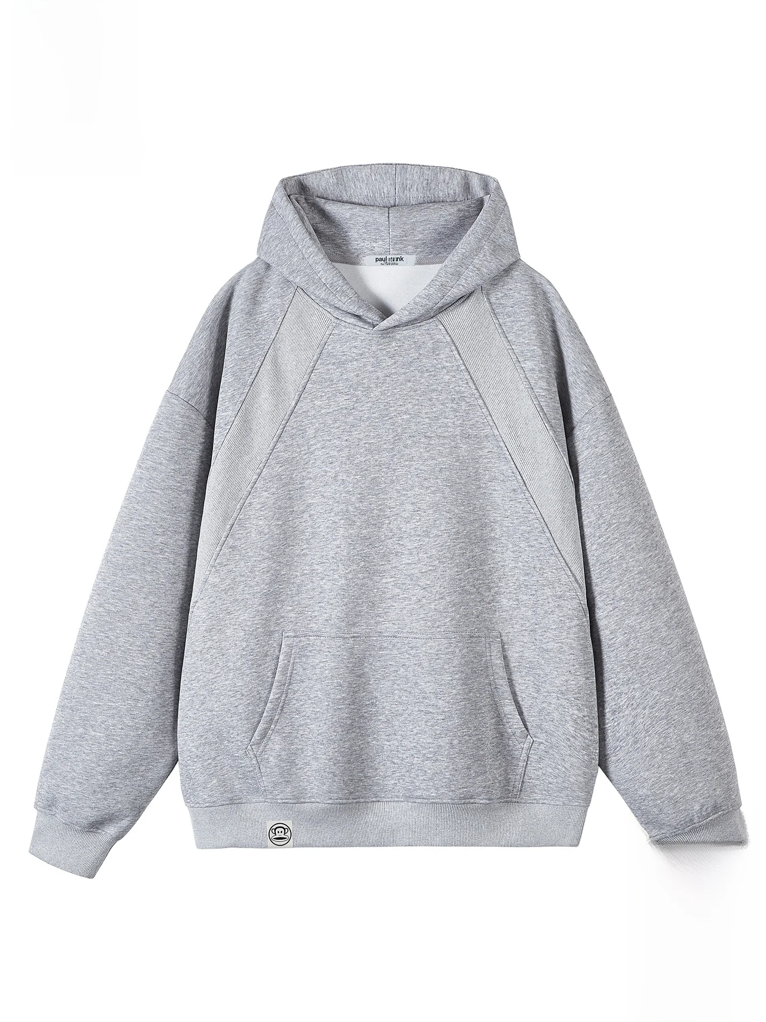 

Мужская толстовка Paul Frank Heavyweight с капюшоном, весенняя коллекция, модный дизайн с контрастными вставками, удобный лонгслив с круглым вырезом