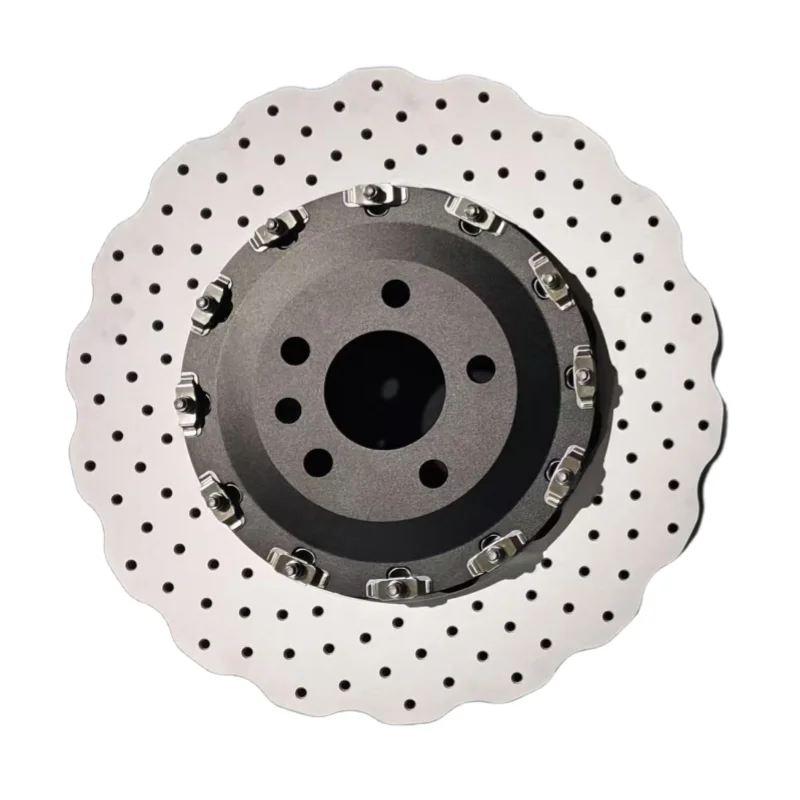 Front Brake Rotor Vent and Floating Brake Disc Lace Cutting Car Autoparts for audi OE#4G0615301E 390*36mm