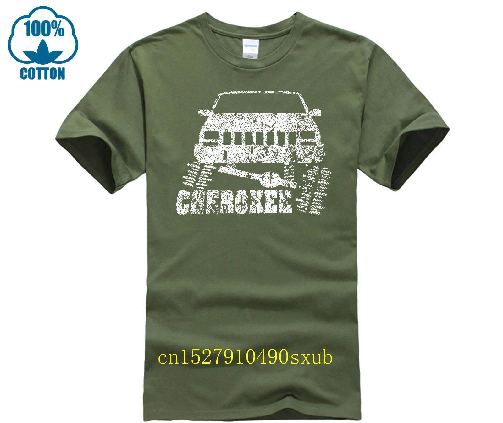 2020 Hot Sale Fashion Cherokee Mud Tires Offroad T-Shirt Tee Shirt