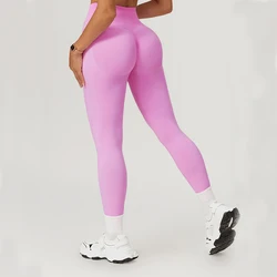 Seamless Sporty Leggings Woman Gym Fitness Yoga Legging High Support Yoga Pants Tummy Control Squat Proof Workout Running Tights