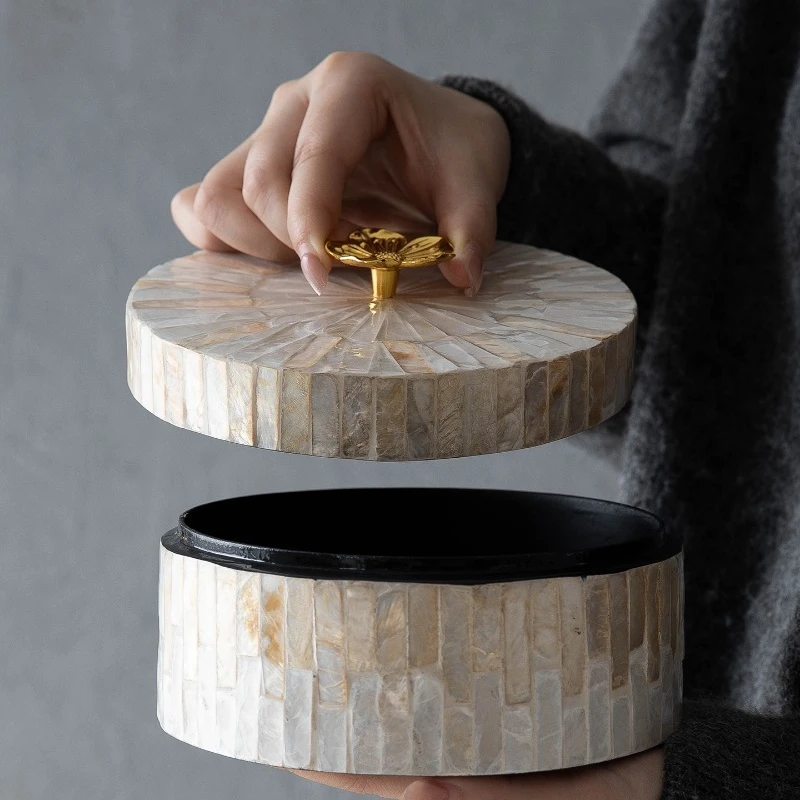 europe-style-cream-aesthetic-shell-jewelry-box-round-trinket-case-with-lid-handle-boho-vanity-table-decoration-organizer-use
