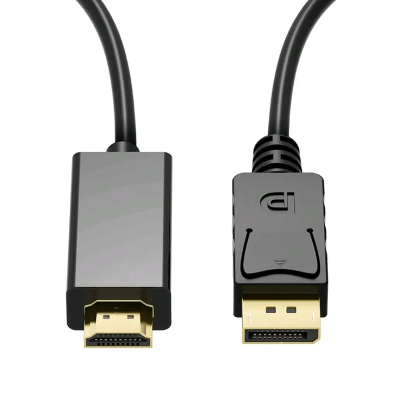 DP DisplayPort To HDMI Cable DisplayPort Male To Male HDMI Compatible Video Audio Cable For Computer Laptop TV Projector Monitor