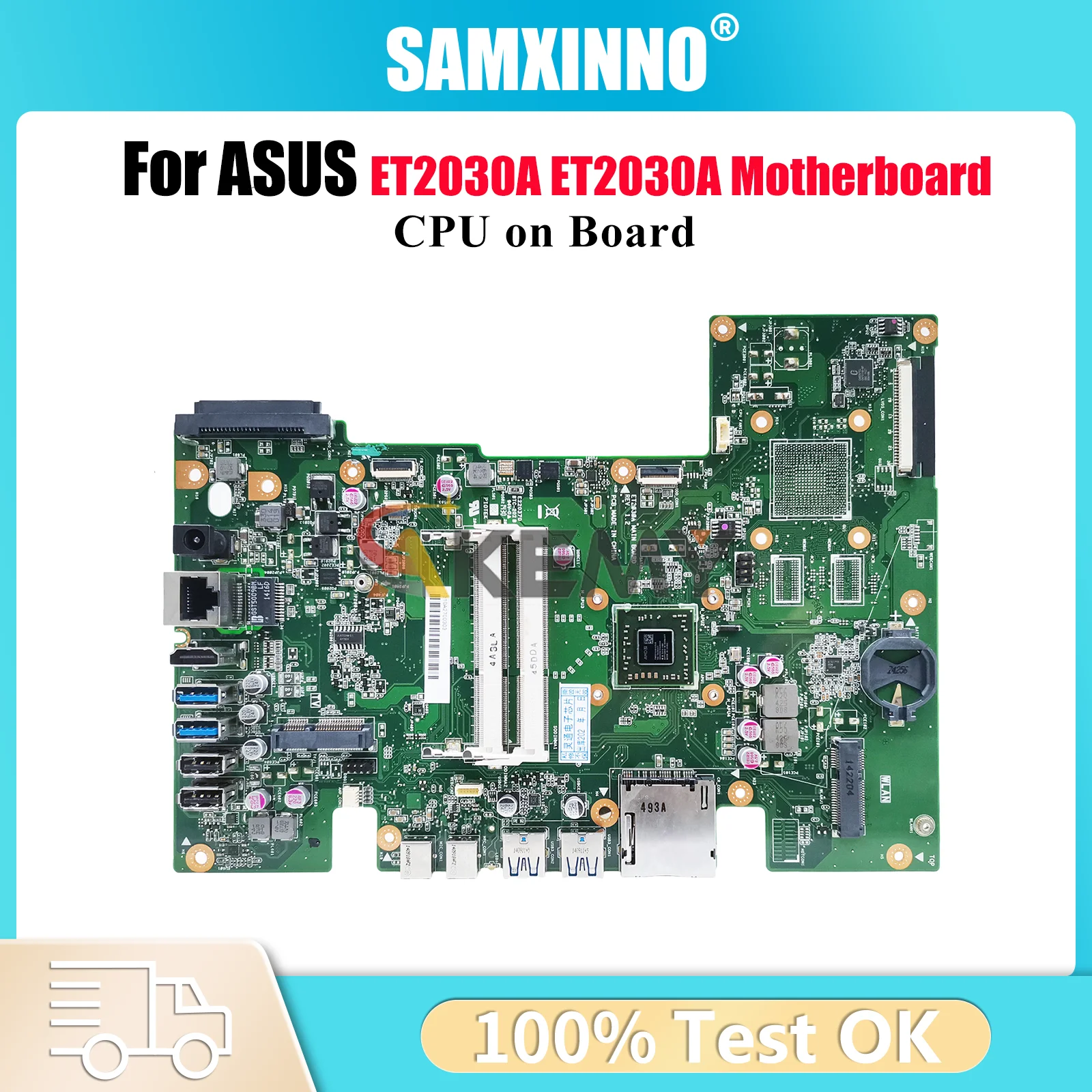 

ET2030A Laptop Motherboard For ASUS AIO ET2030A ET2030 Mainboard With CPU 100% tests OK fast shipping High quality