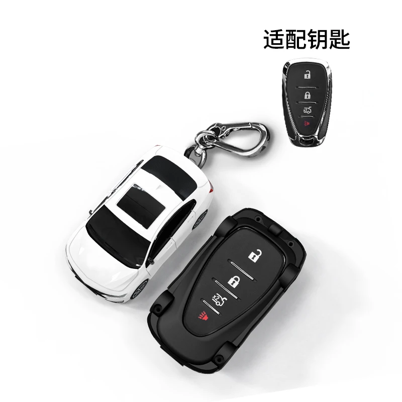For Chevrole Malibu Car Model Remote Key Case for Blazer Traverse Camaro Cruze Equinox Spark Trax 3 4 5 6 Button Protective Fob