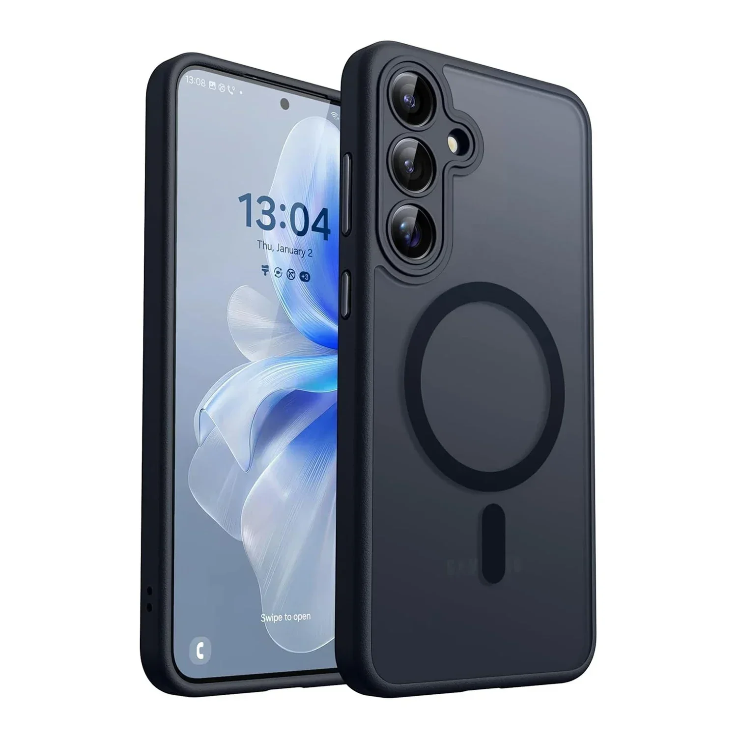 Новый полупрозрачный магнитный чехол для Samsung Galaxy A56 A16 A36 A26 A06 A55 A35 A25 A15 A05 A17 Защитный объектив для Magsafe Cover