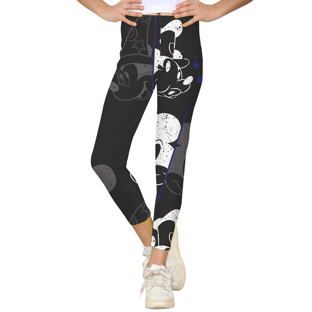 Fashion Women Minnie Mickey Mouse print Leggings For Fitness High Waist Gym Legging Push Up Women Leggings ﻿