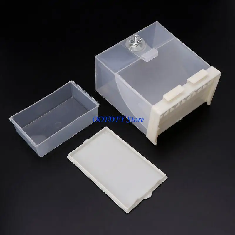 

367A кормушки для птиц для клетки Акриловой автоматический дозатор пищи для Cockatiel Conure