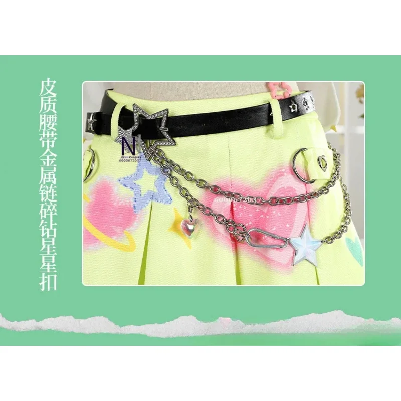 لعبة ناراكا: أزياء بليدبوينت فيريا شين التأثيرية، أزياء على شكل قلب، ملابس أنيمي للنساء، مجموعة حفلات الهالوين، كرنفال لطيف