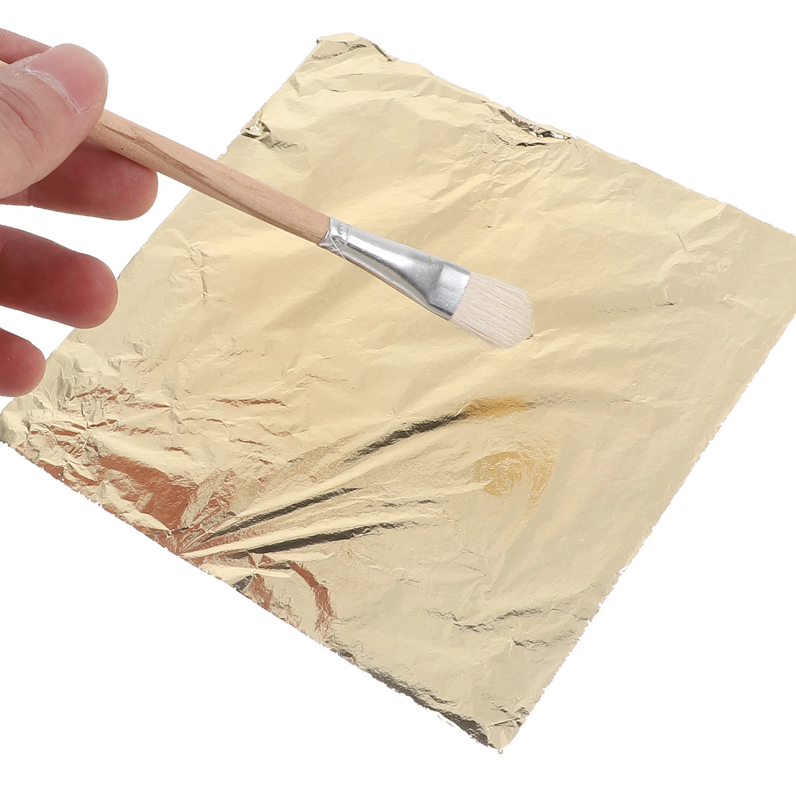 

1Set Gold Foil Decorative Sheets Shiny Imitation Gold Flakes DIY Craft Supplies for Handcrafts Furnishings Art Painting