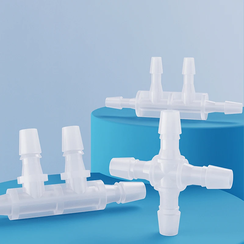 

5/10/50pcs Plastic Unilateral/bidirectional 4 way 6 Way 8 WayWater Distribution Pipe Divider Fish Tank PP Insert Hose Connector