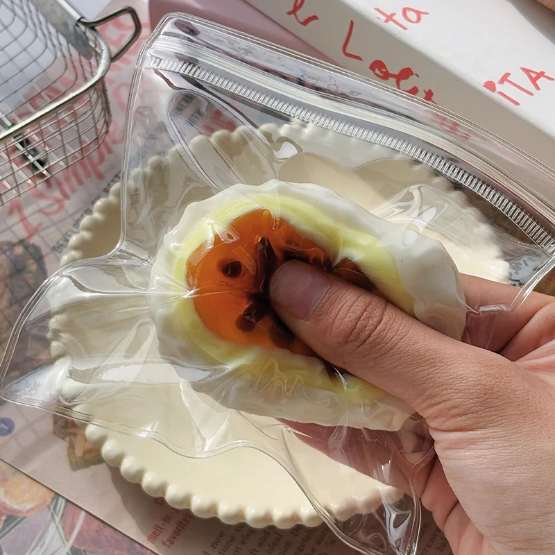Premium Taiyaki Squishy Fidget-Spielzeug, Mochi Taba Niedlicher Fisch-Kuchen-Quetsch-Spielzeug, Tragbares Stressabbau-Gadget – Detail 2