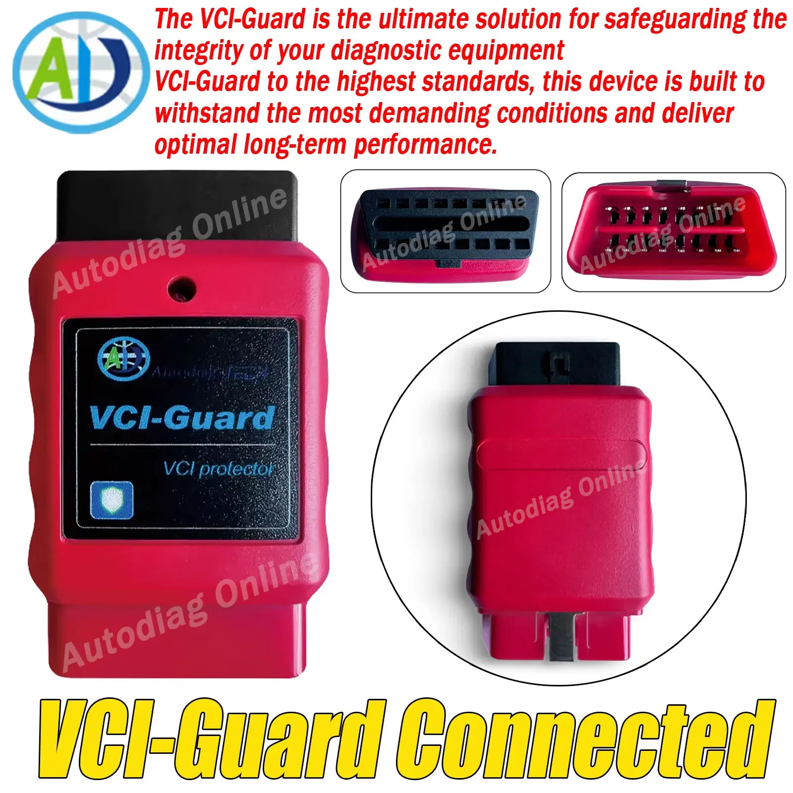 

2025 VCI Guard Protective Device for Diagnostic Tools Vehicle Communication Interface Connected to OBD2 Diagnostic Scanner Tool