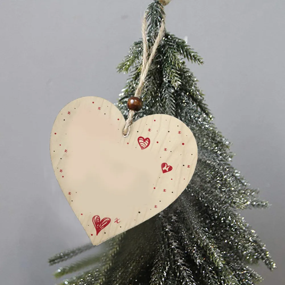 

30Pcs Blank Heart Shaped Wooden Slices Natural Unpainted DIY Craft Supplies for Valentine's Day Wedding Guest Book Home Decor