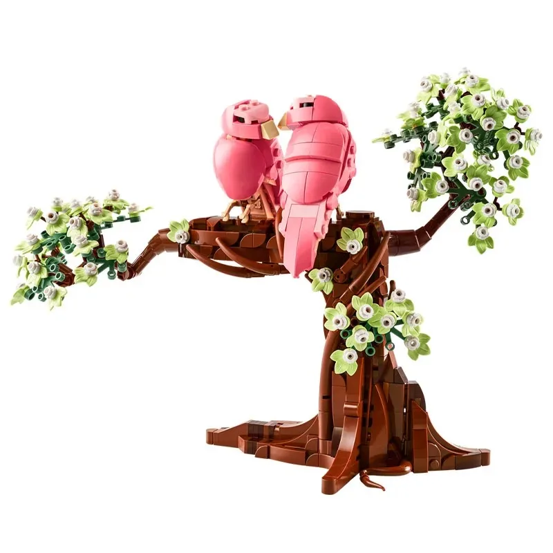 

Новые 750 деталей: Конструктор «Парные птички» (модель животных), совместимый с 21365, для самостоятельной сборки, игрушки-модели, подарки на день рождения для детей