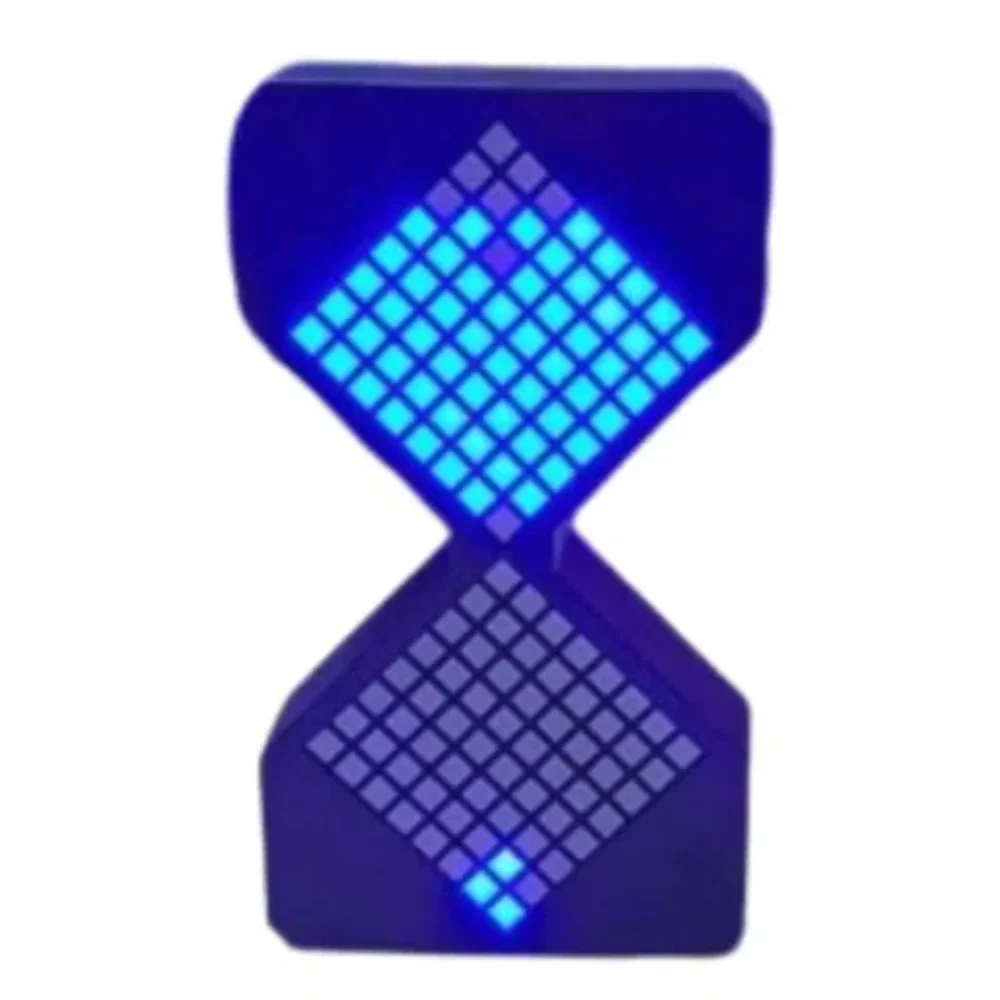 NONE Elektronische LED-Sanduhr im Cyber-Stil, 1–30 Min. Timer mit Schwerkrafterkennung, DIY digitale Sanduhr, Technologie, Sinn für Heimdekoration 8