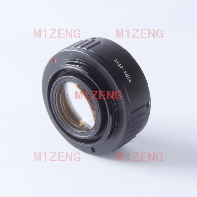 

M42-nex Focal Reducer Speed Booster Turbo adapter ring for m42 42mm lens to sony nex5/7 A7 A7s A6000 A7r4 a9 a6500 a6300 camera
