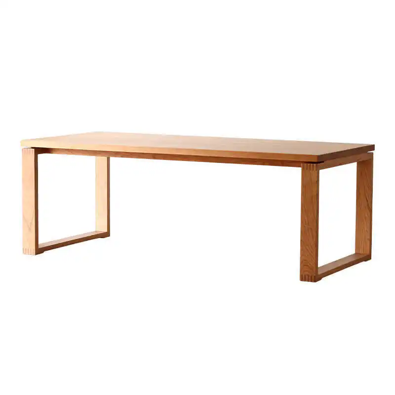 

Nordic cherry wood desk all solid wood simple modern home office computer learning