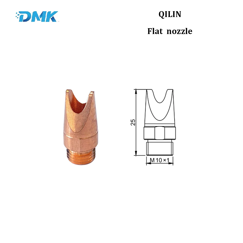 Imagem -04 - Bocal de Solda a Laser Dmk Qilin Diâmetro da Linha M10 11.8 mm para Máquina de Solda Manual a Laser