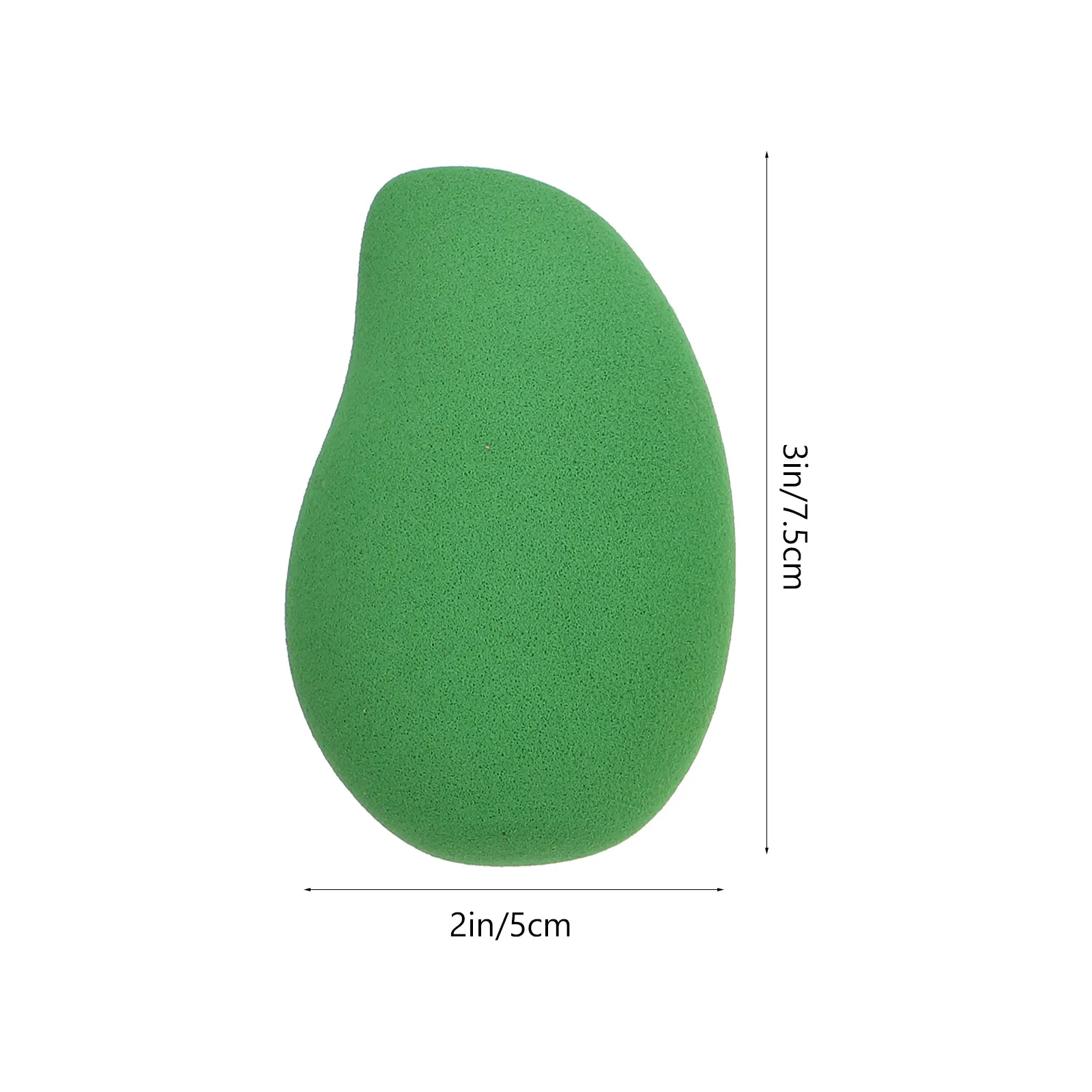 5Pcs Mango Shape Makeup Sponge Powder Puff for Liquid Foundation Loose Face Body Sunscreen Isolation Cream Sensitive Acne Prone