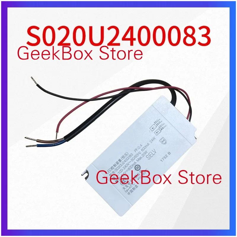 Alimentation LED S020U2400083 entrée 100V-240V600mA sortie 24V830mA puissance Hue Play pour Philips Alimentation LED S020U2400083 entrée 100V-240V600mA sortie 24V830mA puissance Hue Play pour Philips