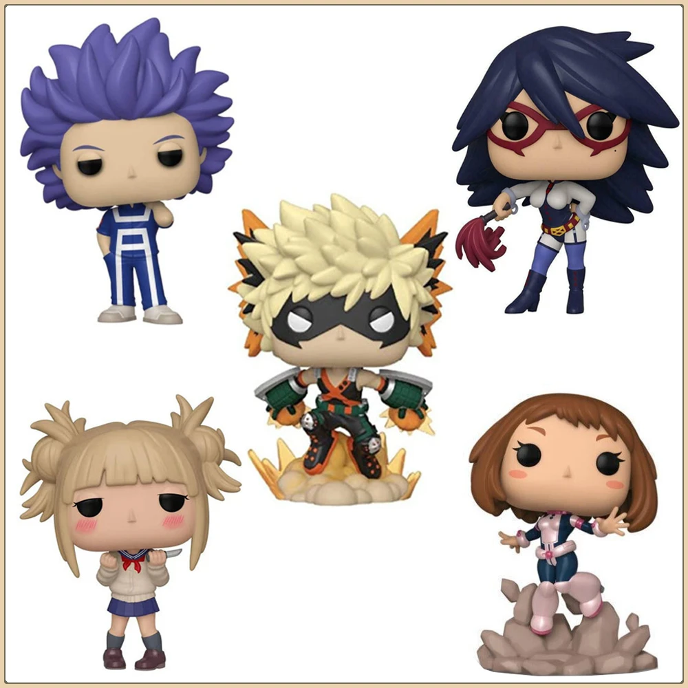 

Funko Pop My Hero Academia Action Figures Bakugou Katsuki Shinso Hitoshi Himiko Toga Anime Model Doll Toy Children Birthday Gift