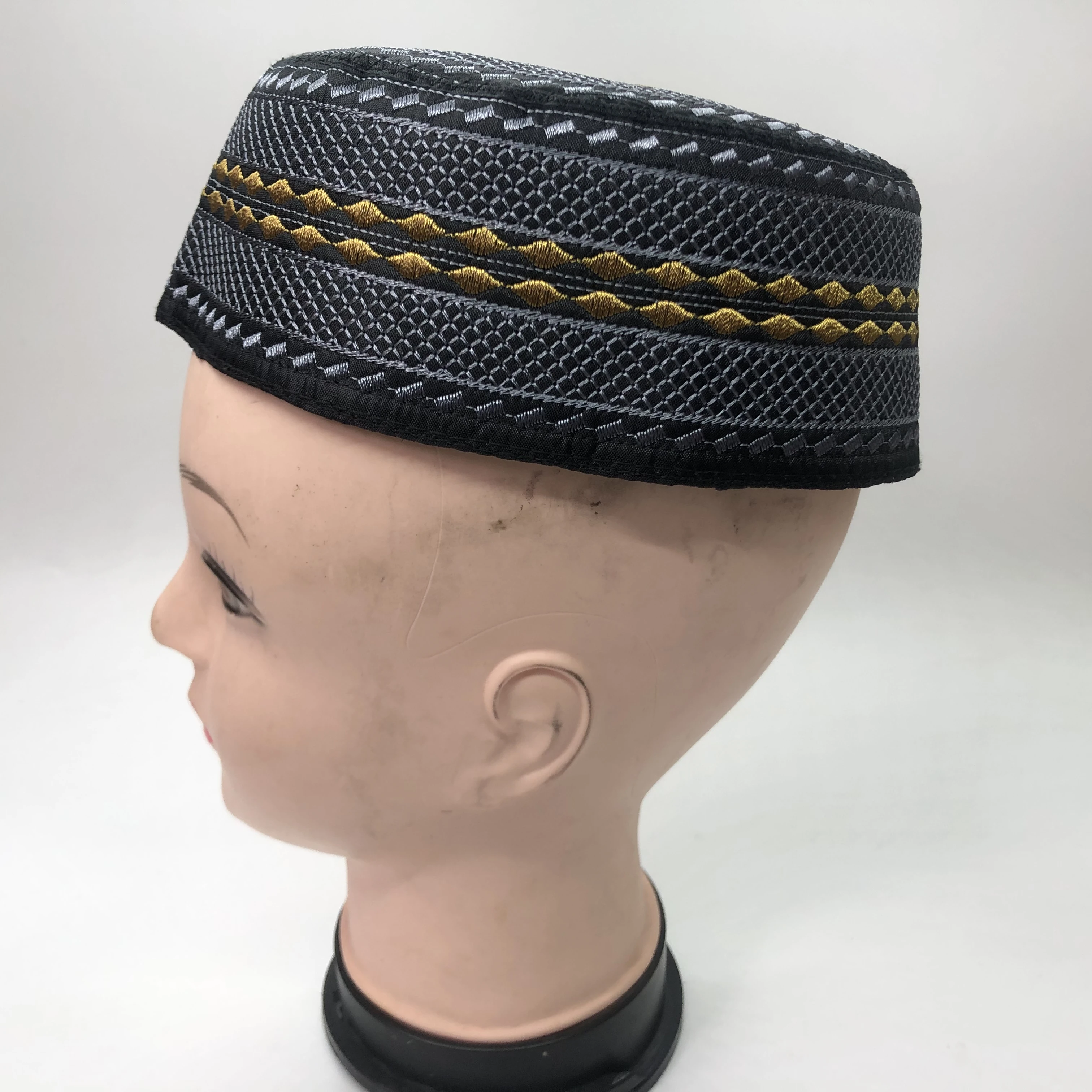 Muslim Caps For Men Clothing Freeshipping Prayer Hat Kufi Islamic Accessories Hijab Saudi Arabia Jewish Embroidered