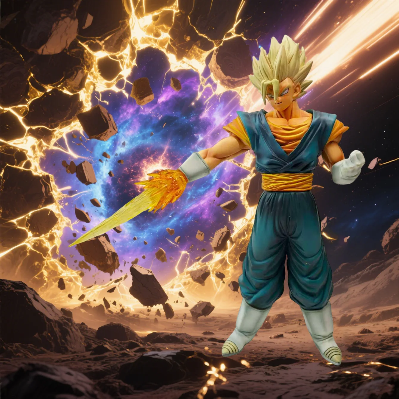 

1 шт. Dragon Ball Light Sword Beijit, модель боевой сцены, украшение персонажа аниме, модель из ПВХ, орнамент, подарок