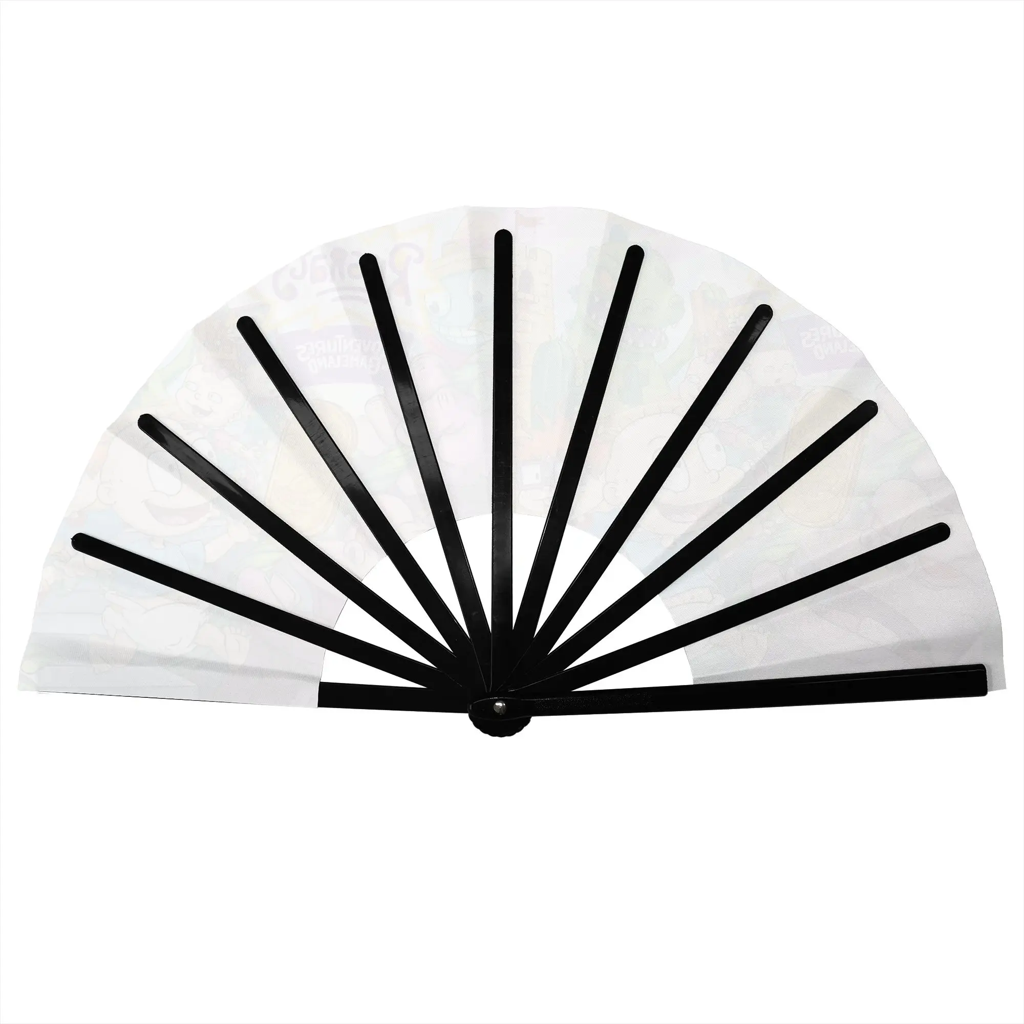 Anime R-Rugrats TV Stylish Hand Fan Women  Printed Polyester Fan Trendy For Wedding Party Gift