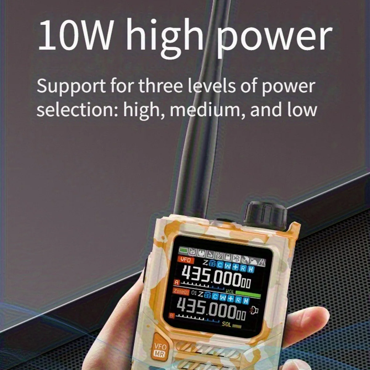 2025 Baofeng RD-55PRO Walkie Talkie Long Range Ham 10W Portable Radios fm Wireless set Amateur Two-Way Radio UHF vhf for hunting