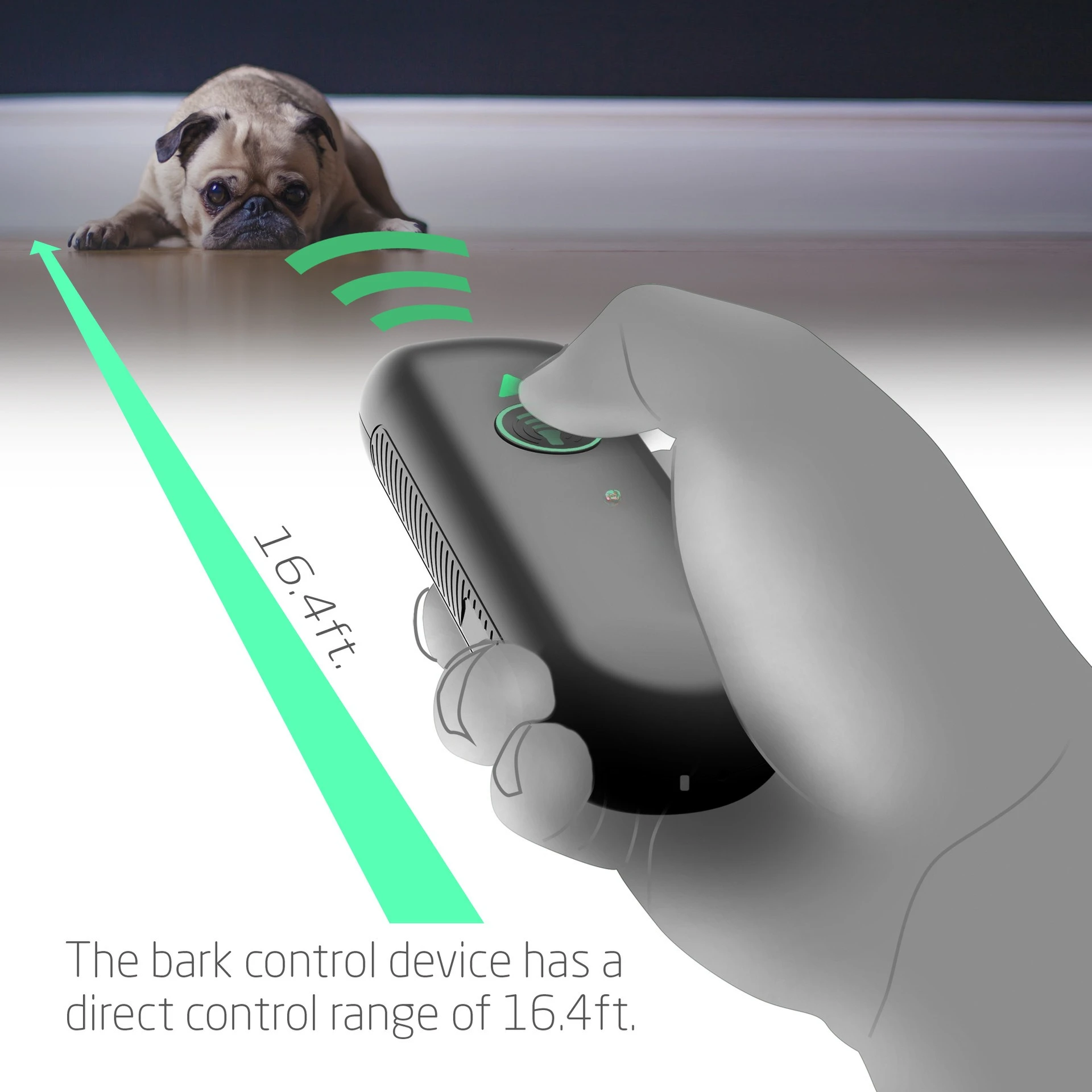 Pet products Handheld anti-barking ultrasonic dog training dog repellent can be charged
